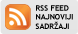 RSS: Najnoviji sadržaji